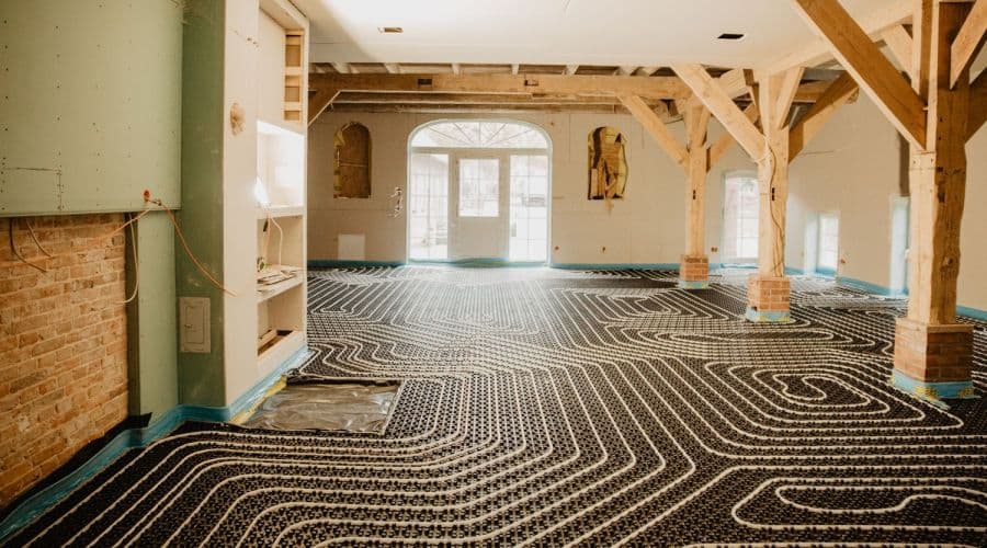 Fußbodenheizung Verlegung — Haustechnik Frey Langenau